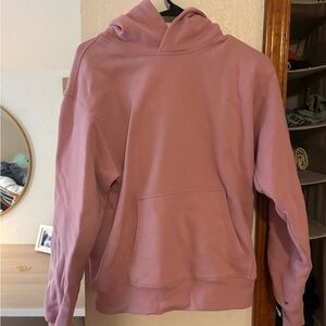Aritzia Soft Pink Sweatfleece Hoodie